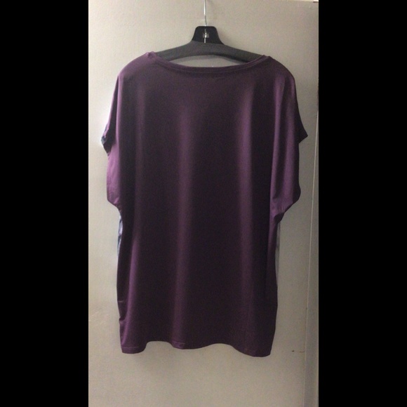 🎉 Full Figure Capsleeve Print Top - Picture 4 of 6